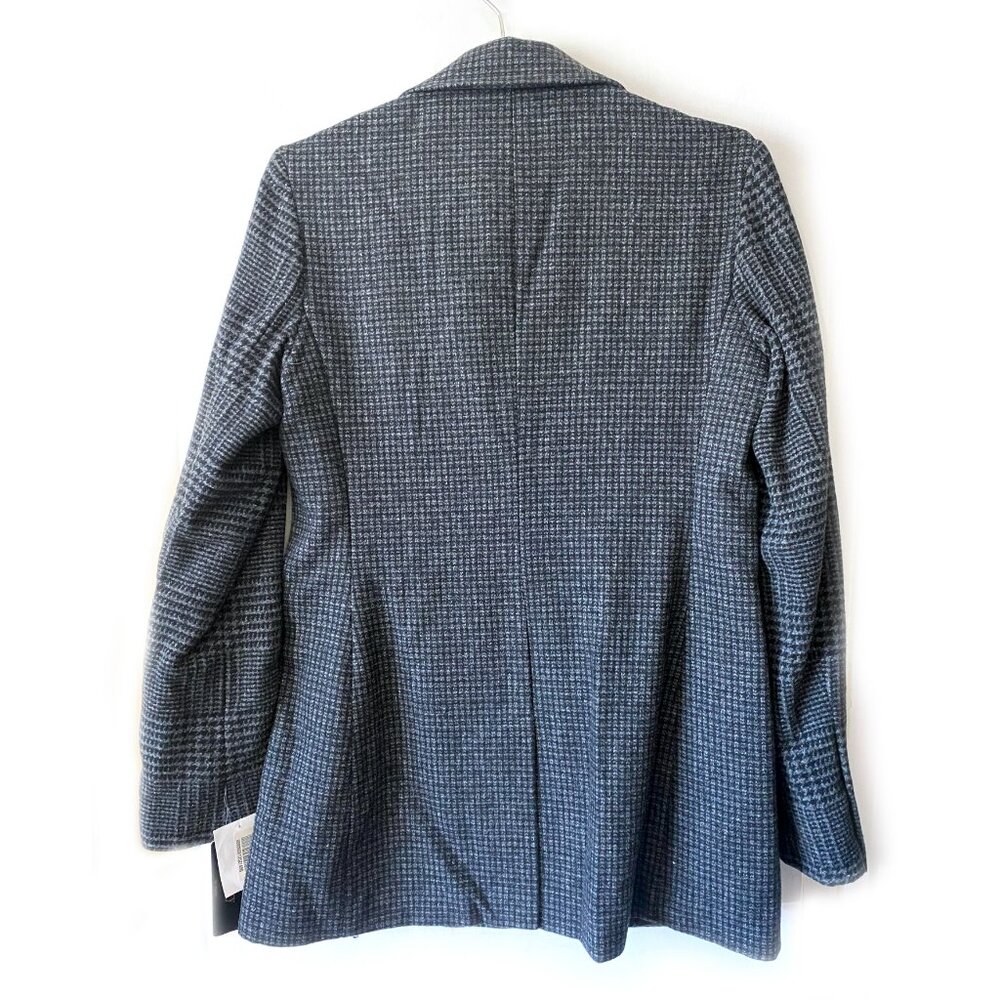 NWT LAUNDRY by Shelli Segal Women's Poly-Wool Dress Coat Suit, BLACK/GRAY, S - Picture 2 of 5